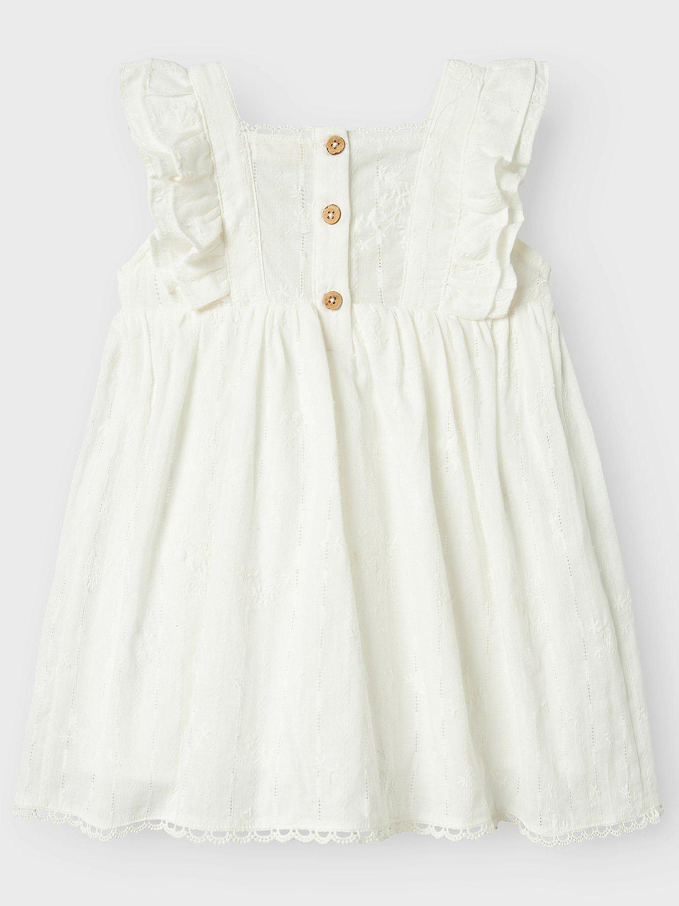  image of lil-atelier-mini-girls-sleeveless-dress-coconut-milk