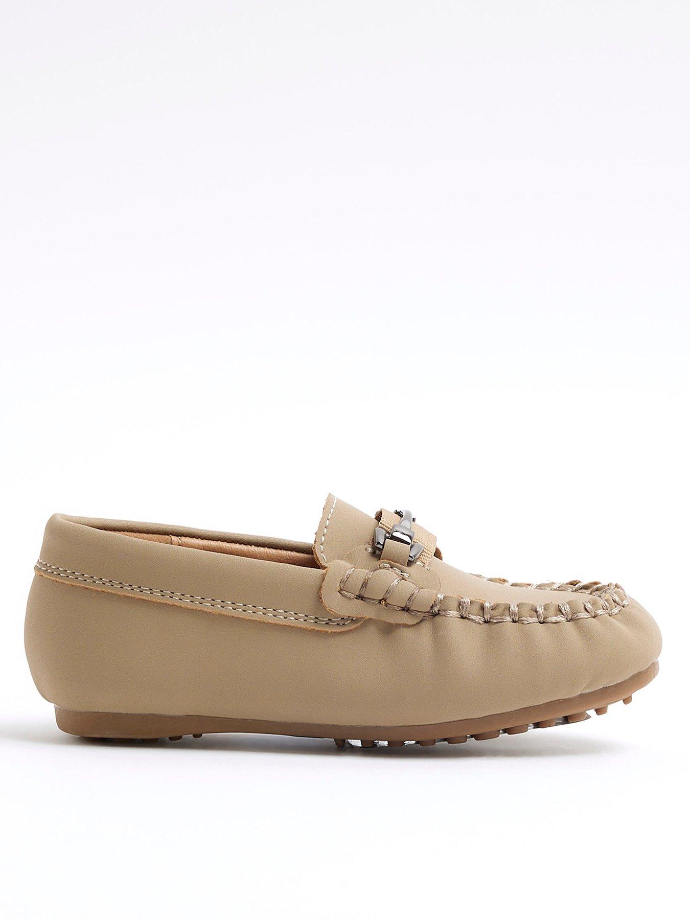 river-island-mini-faux-leather-loafer-beige