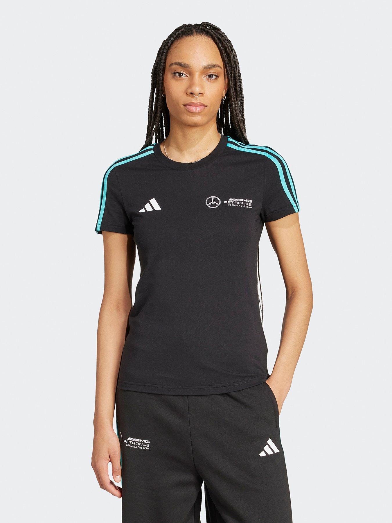 undefined Womens Mercedes Dna T-Shirt - Black