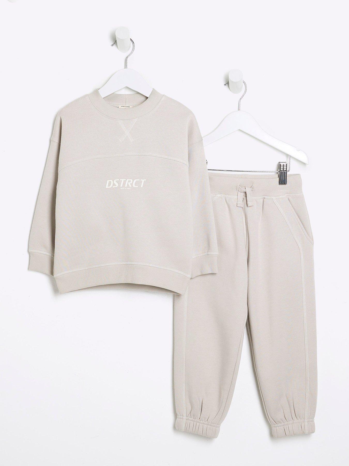 river-island-mini-mini-boys-district-sweatshirt-set-stone