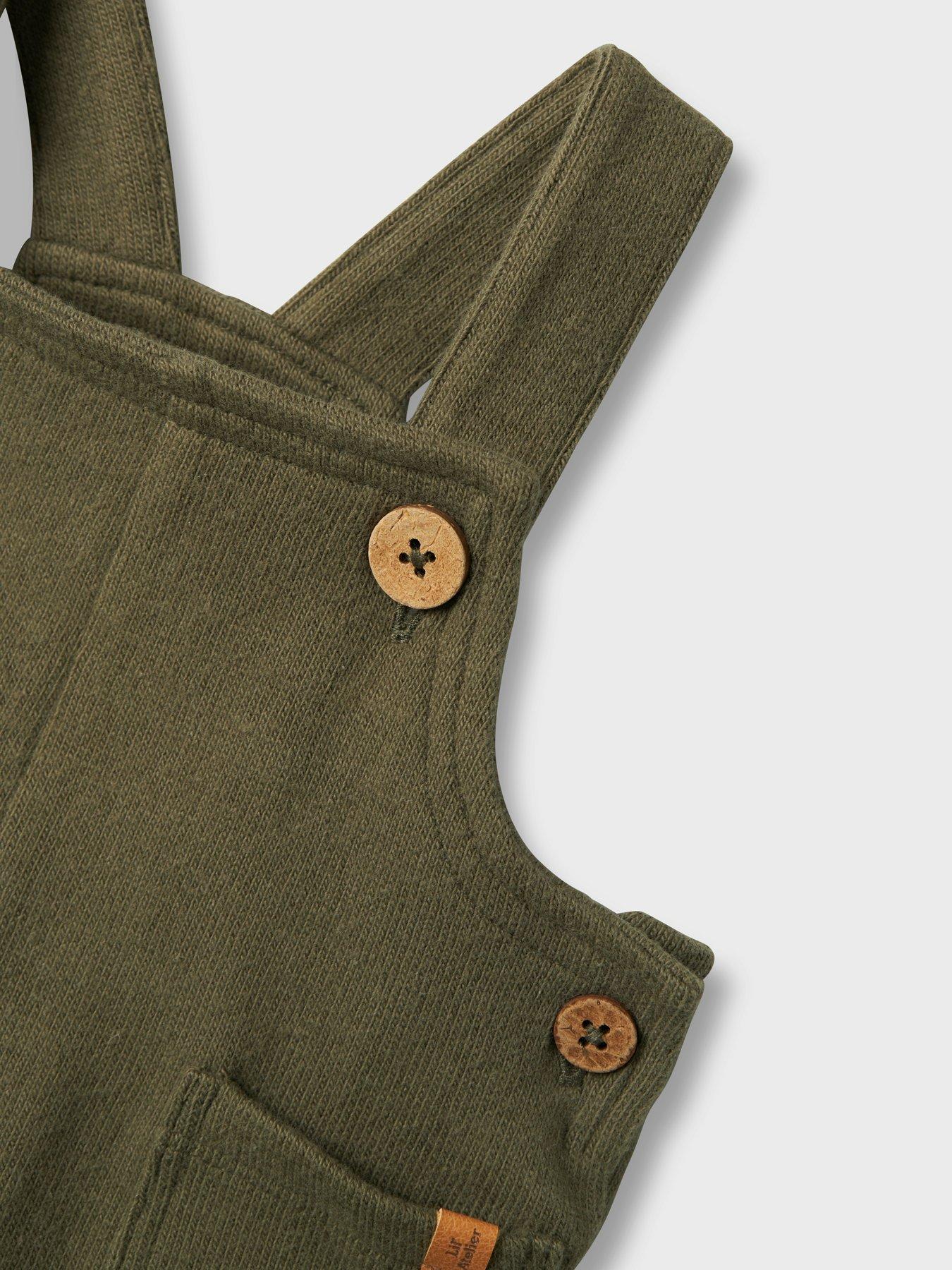  image of lil-atelier-baby-boys-jersey-dungaree-kalamata