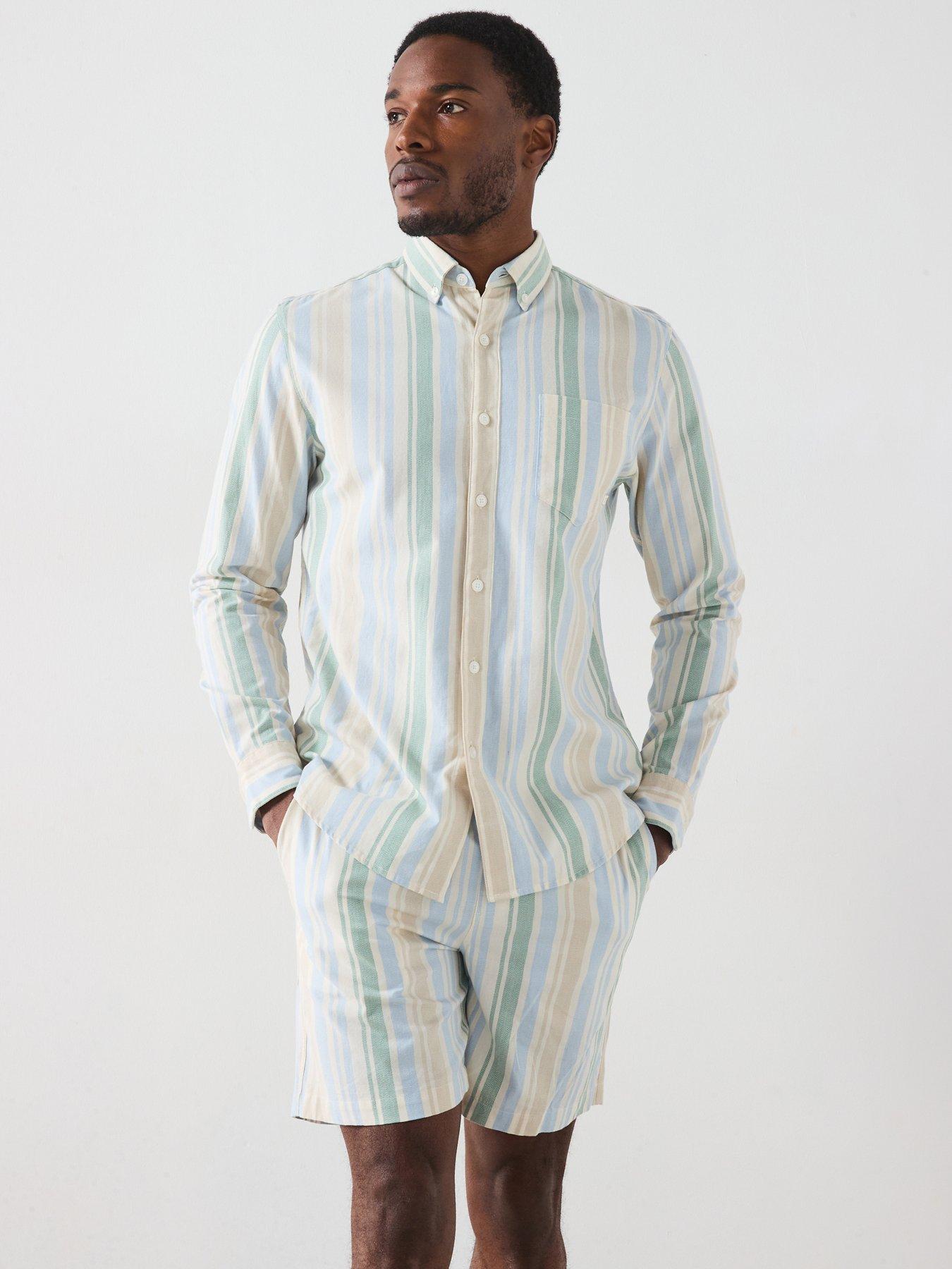 farah-steen-long-sleeve-striped-casual-fit-shirt-multi