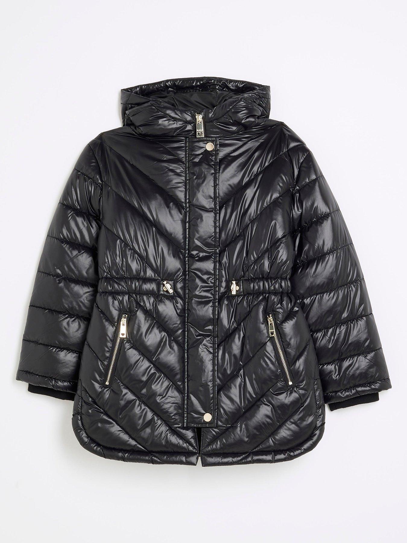 undefined Older Girls Padded Jacket - Black