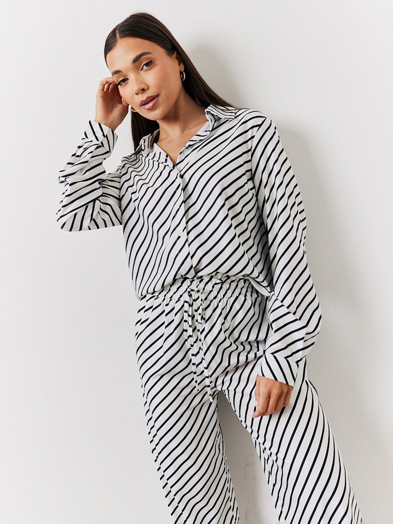 In The Style Striped Shirt - Cream