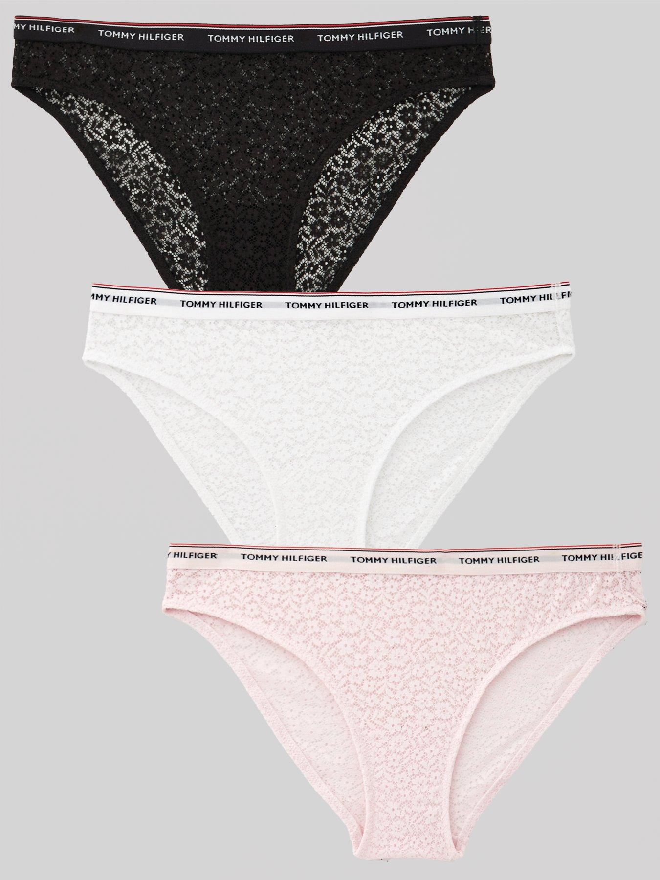  image of tommy-hilfiger-3-pack-lace-brief-multi