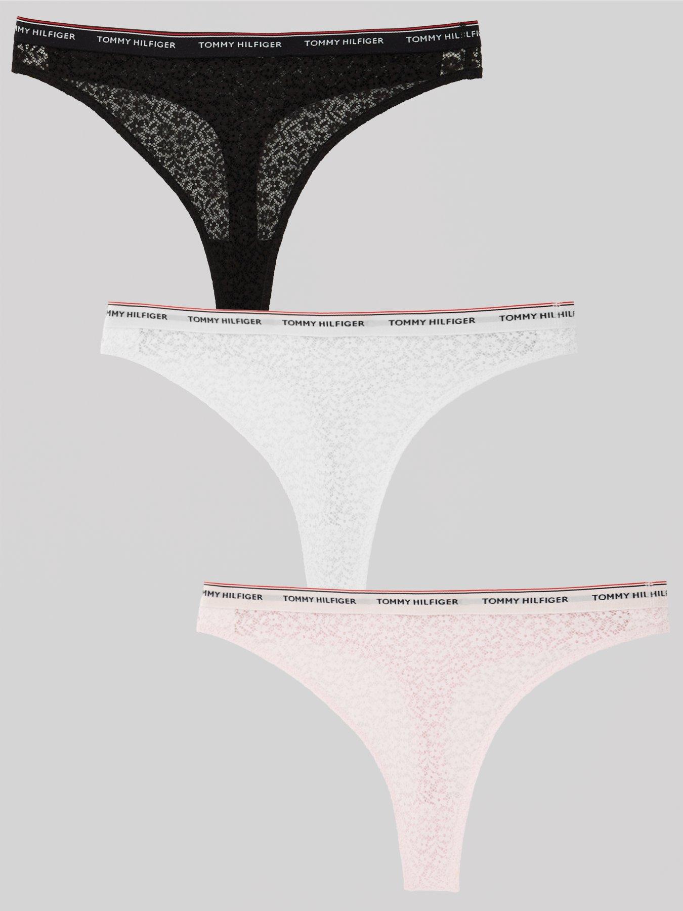 undefined 3 Pack Lace Thong-multi