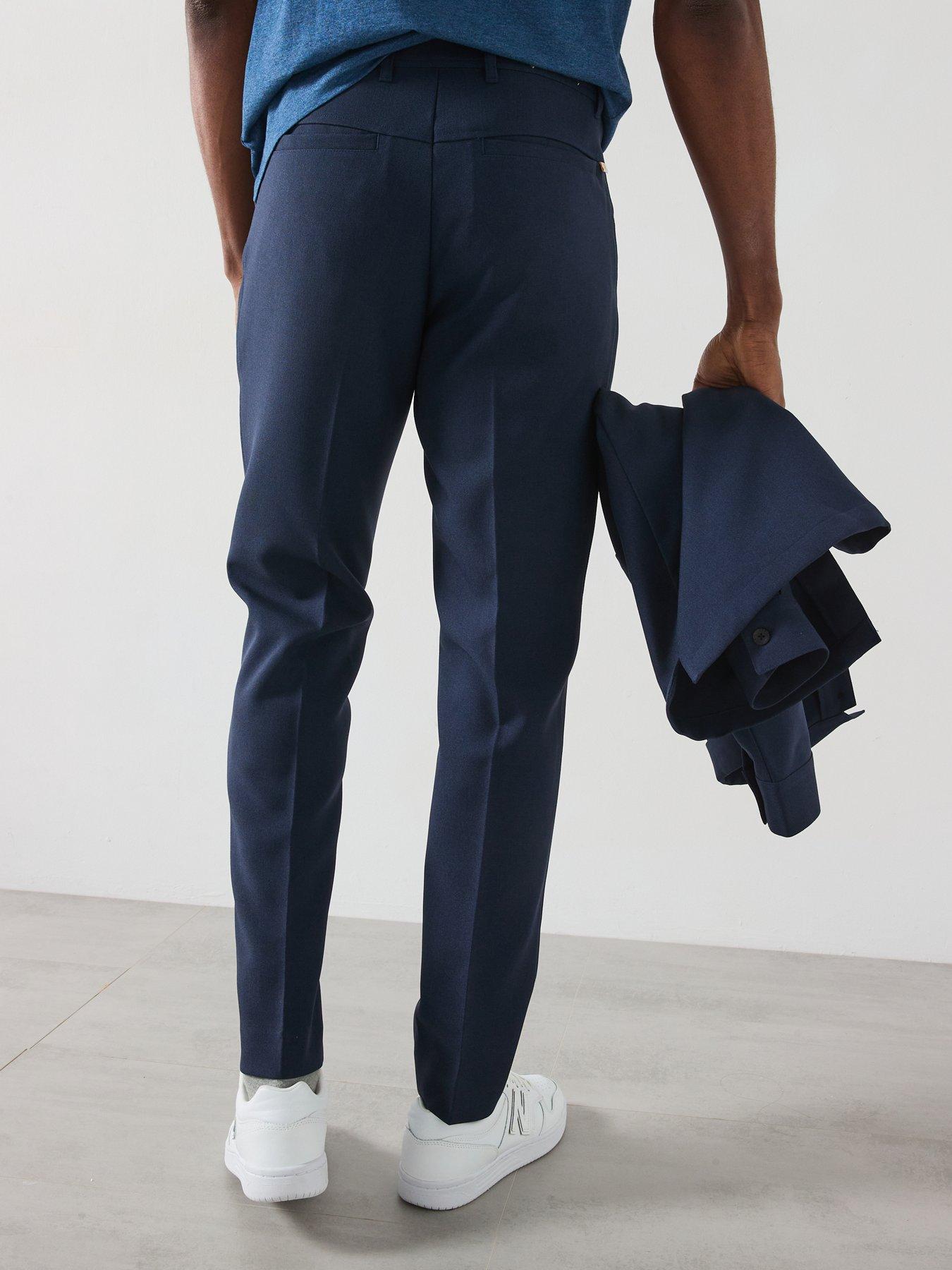  image of farah-norwood-archive-regular-fit-trousers-navy