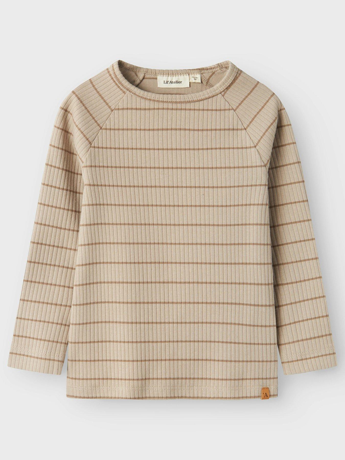 lil-atelier-mini-boys-long-sleeve-stripe-t-shirt-beige