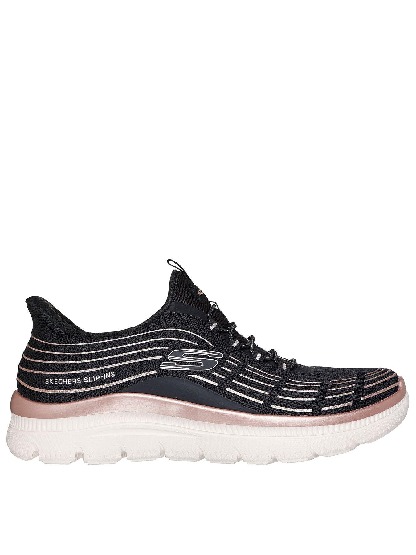 Skechers Mesh Bungee Glitter 3d Print Integrated Slip-ins W/air-cooled Mf