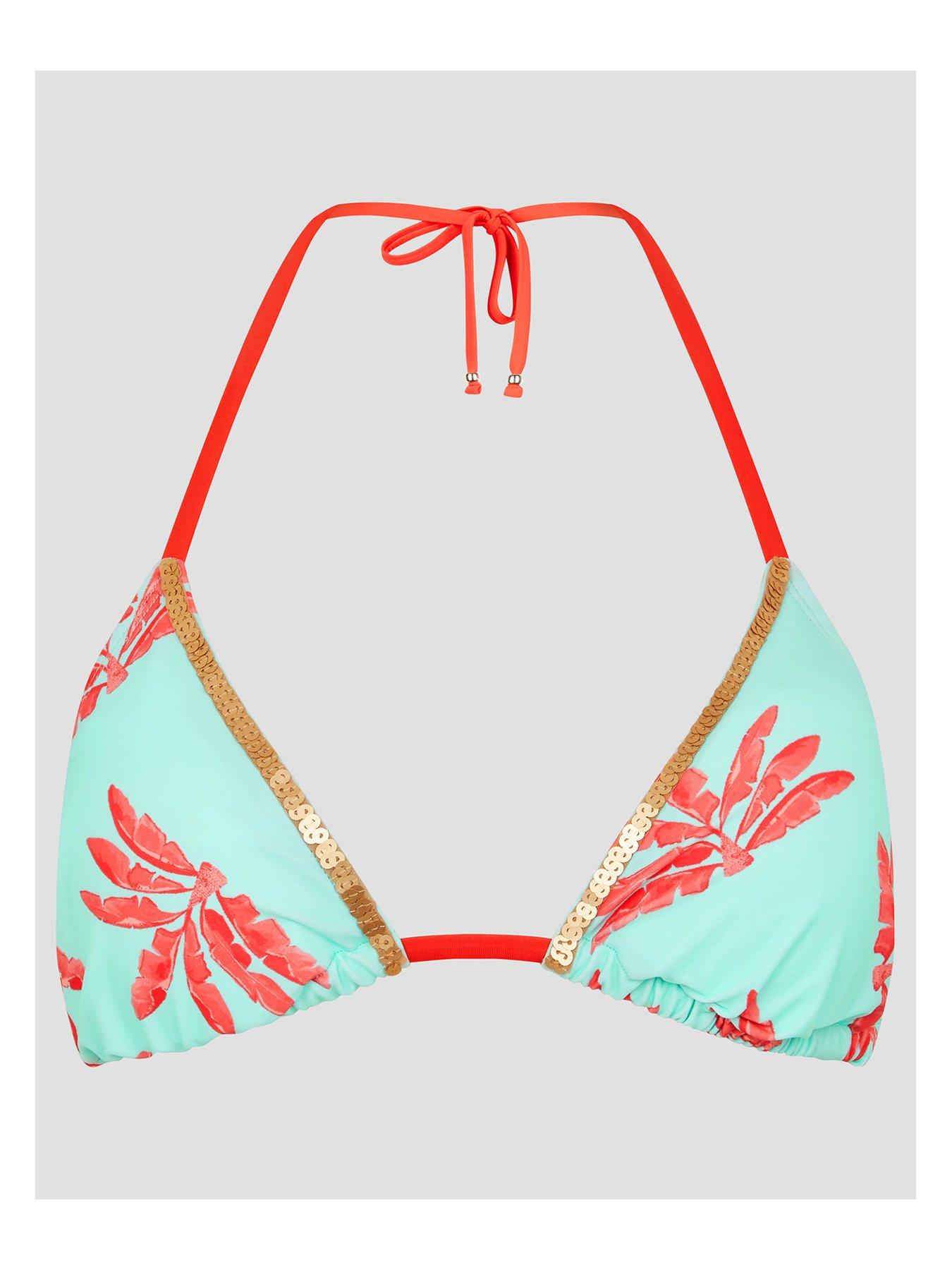 Image 3 of 5 of Monsoon Pamela Bikini Top - Green
