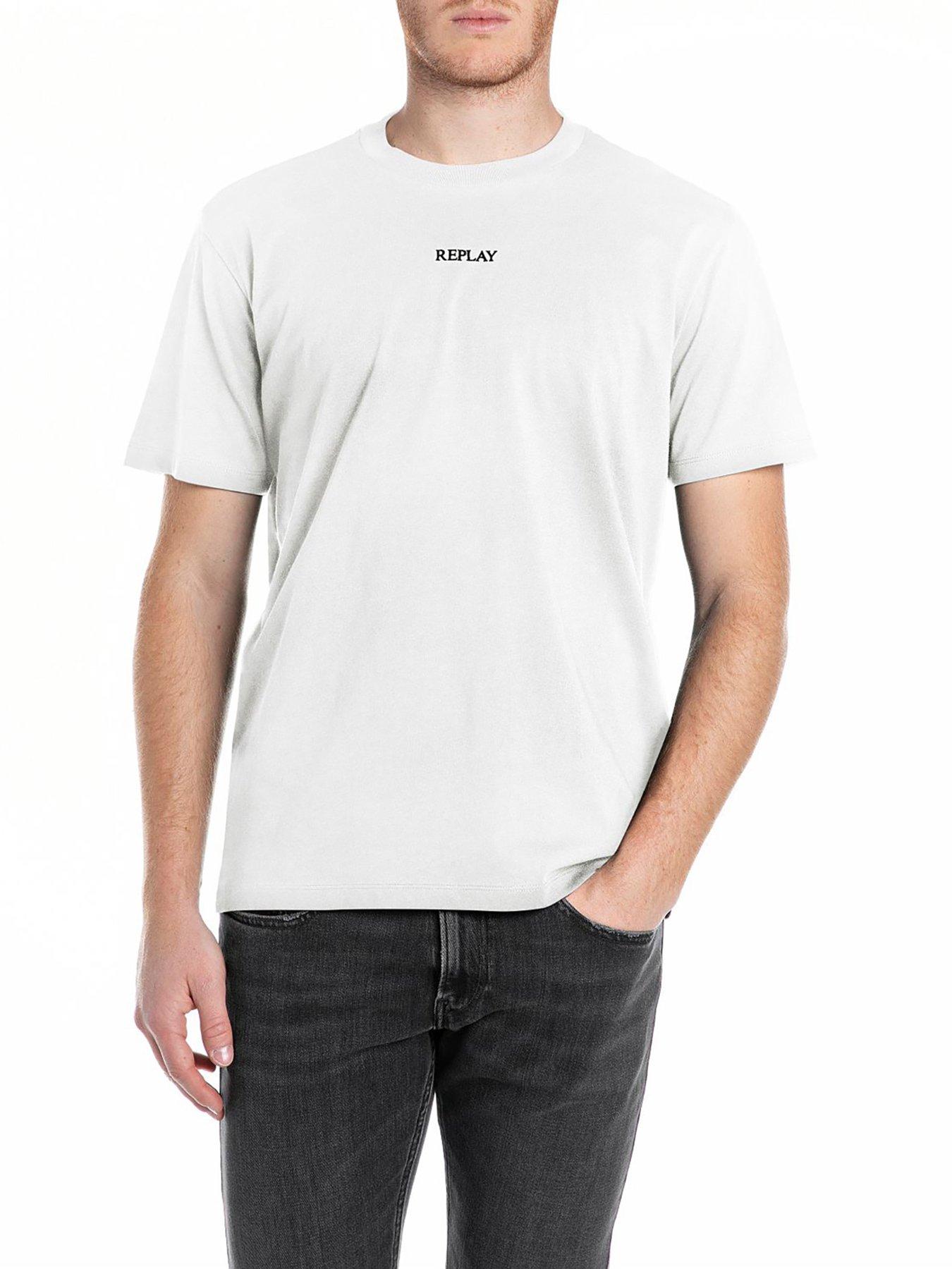 Replay R Left Chest Logo T-Shirt - White