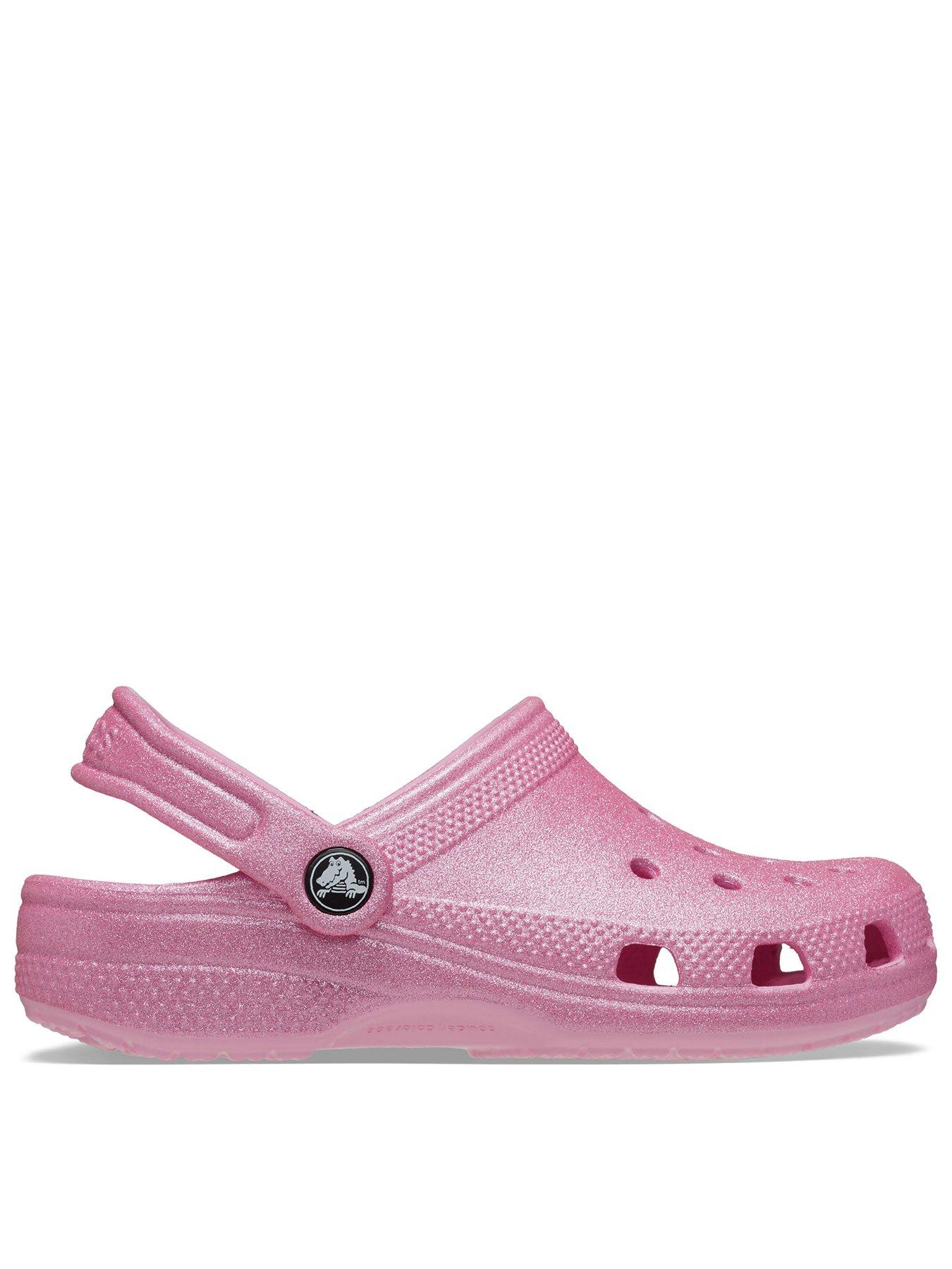 Image 1 of 6 of Crocs Classic Glitter Clog K - Pink
