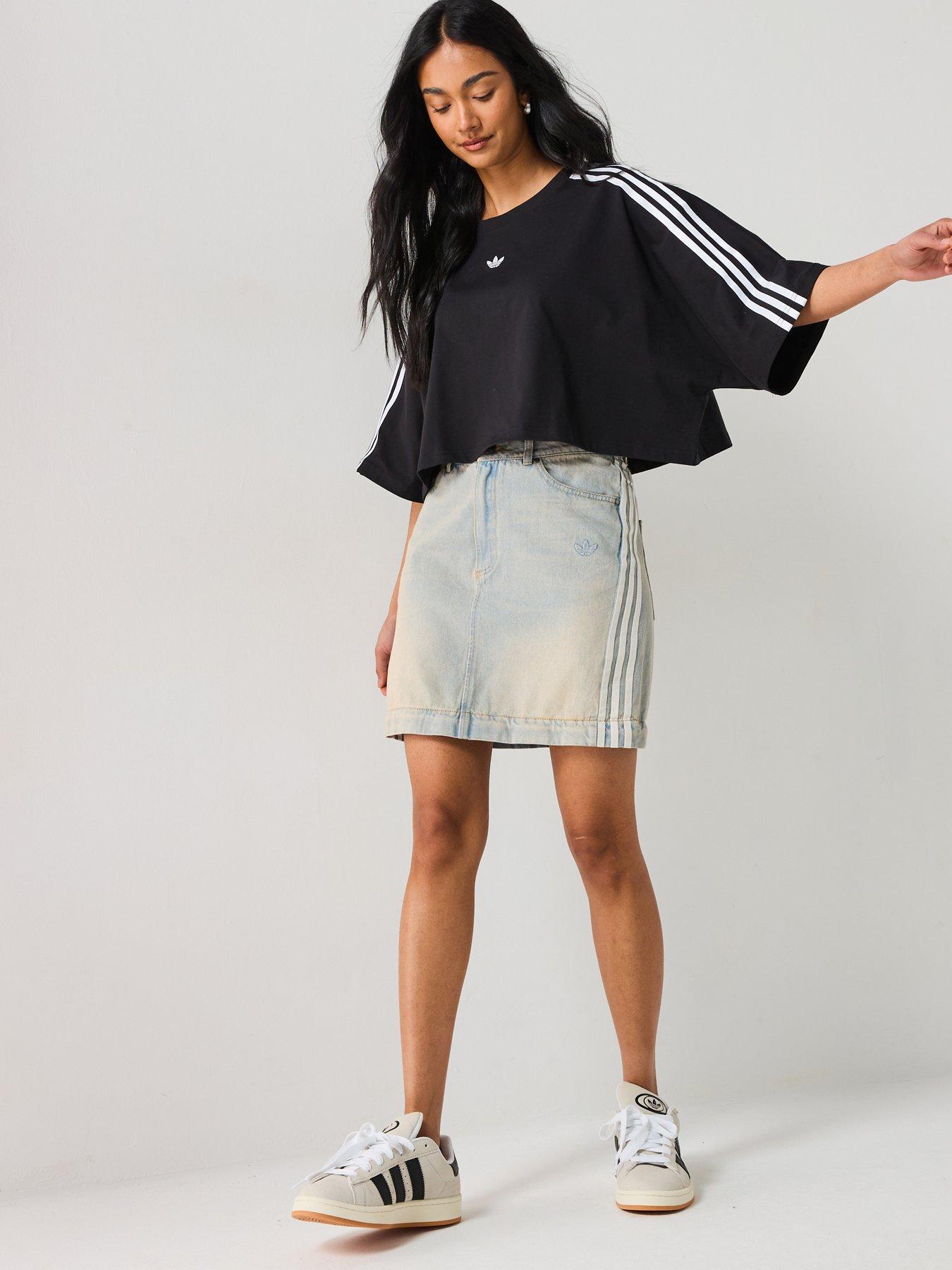 adidas Originals Adilenium Boxy Oversized T-Shirt - Black