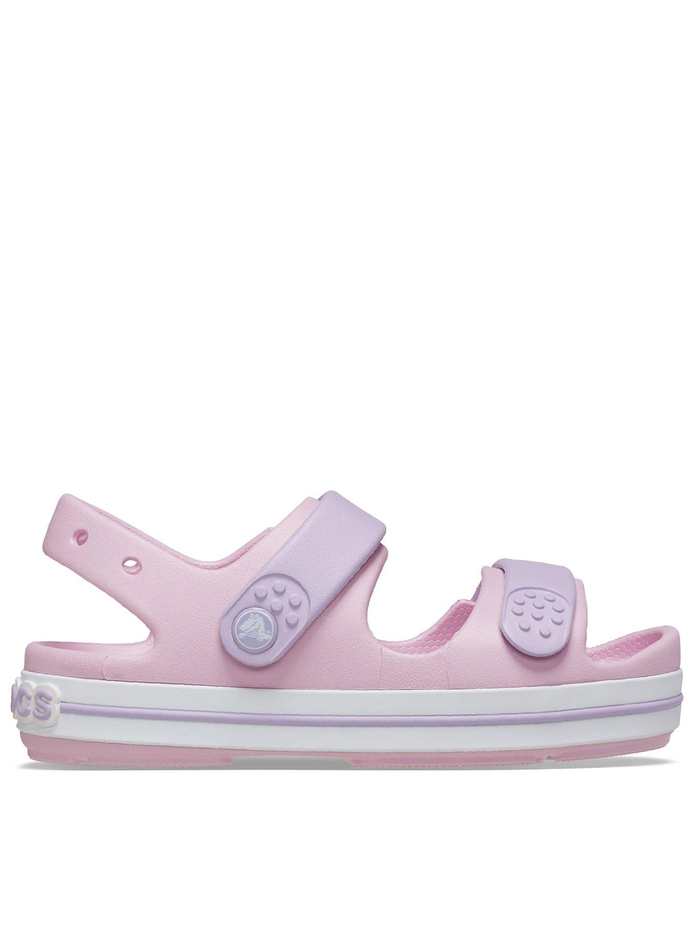  image of crocs-crocband-cruiser-sandal-k-pink