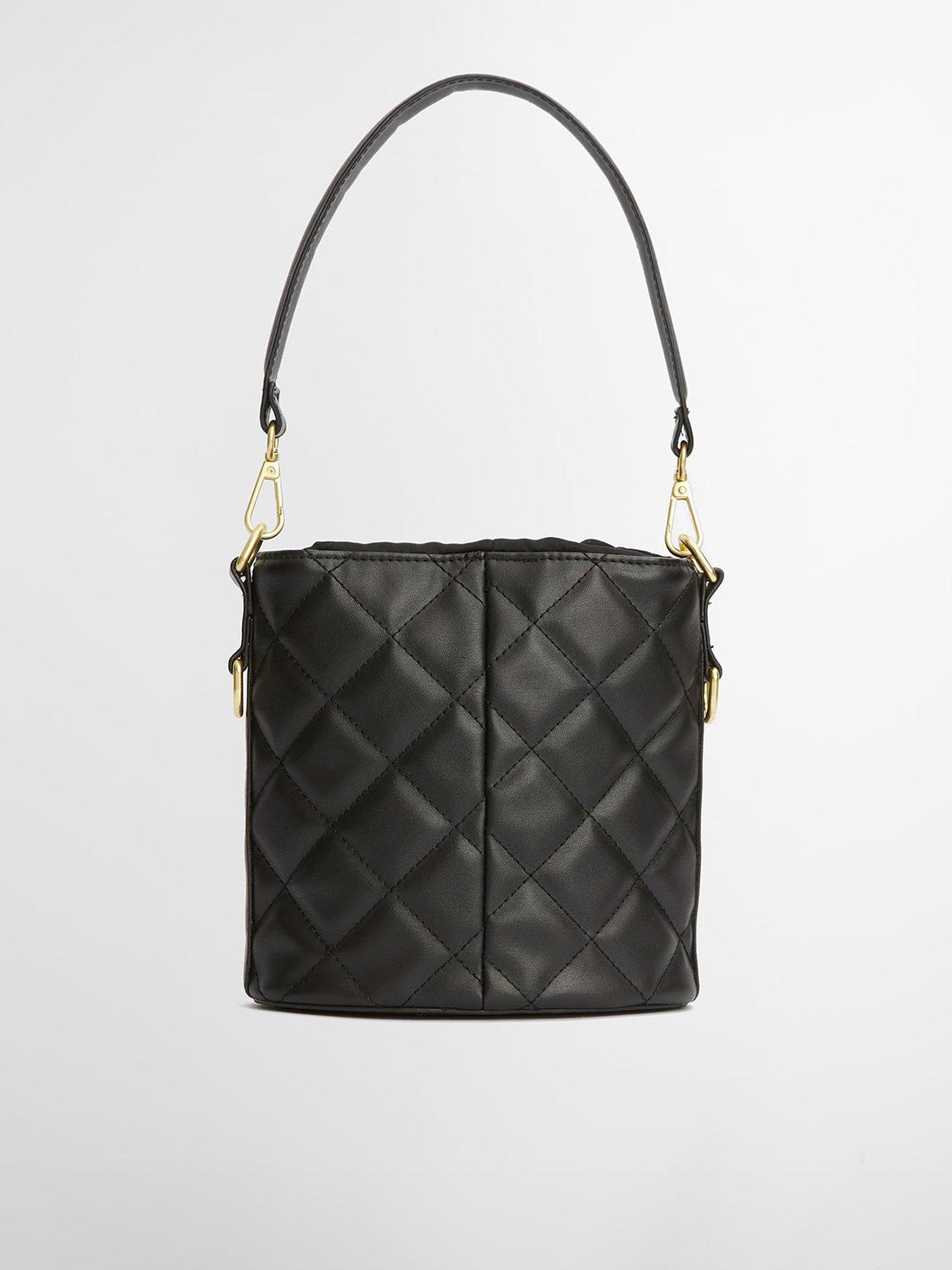  image of barbour-international-bintl-quilted-mini-balham-tote-bag-black
