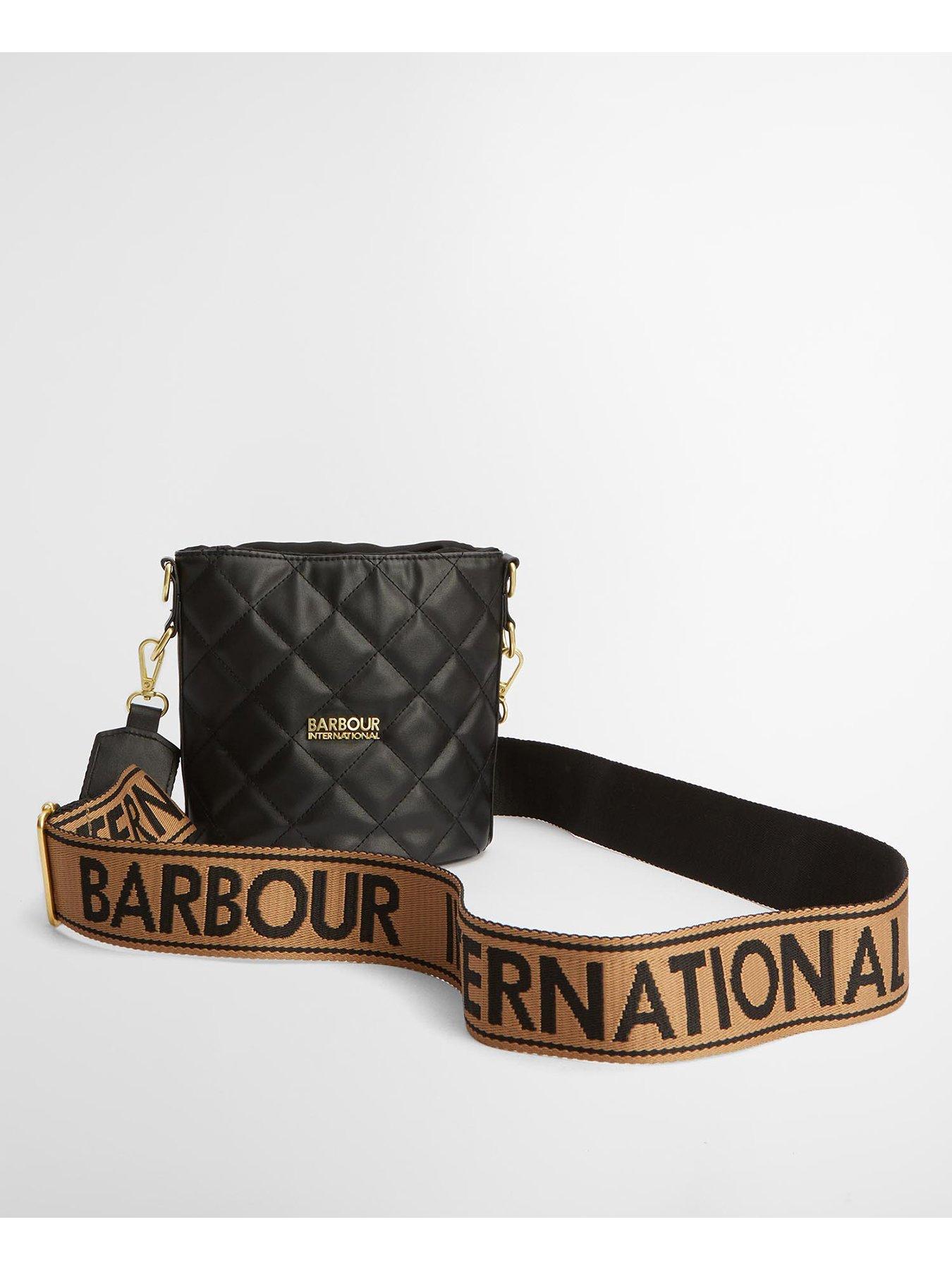  image of barbour-international-bintl-quilted-mini-balham-tote-bag-black