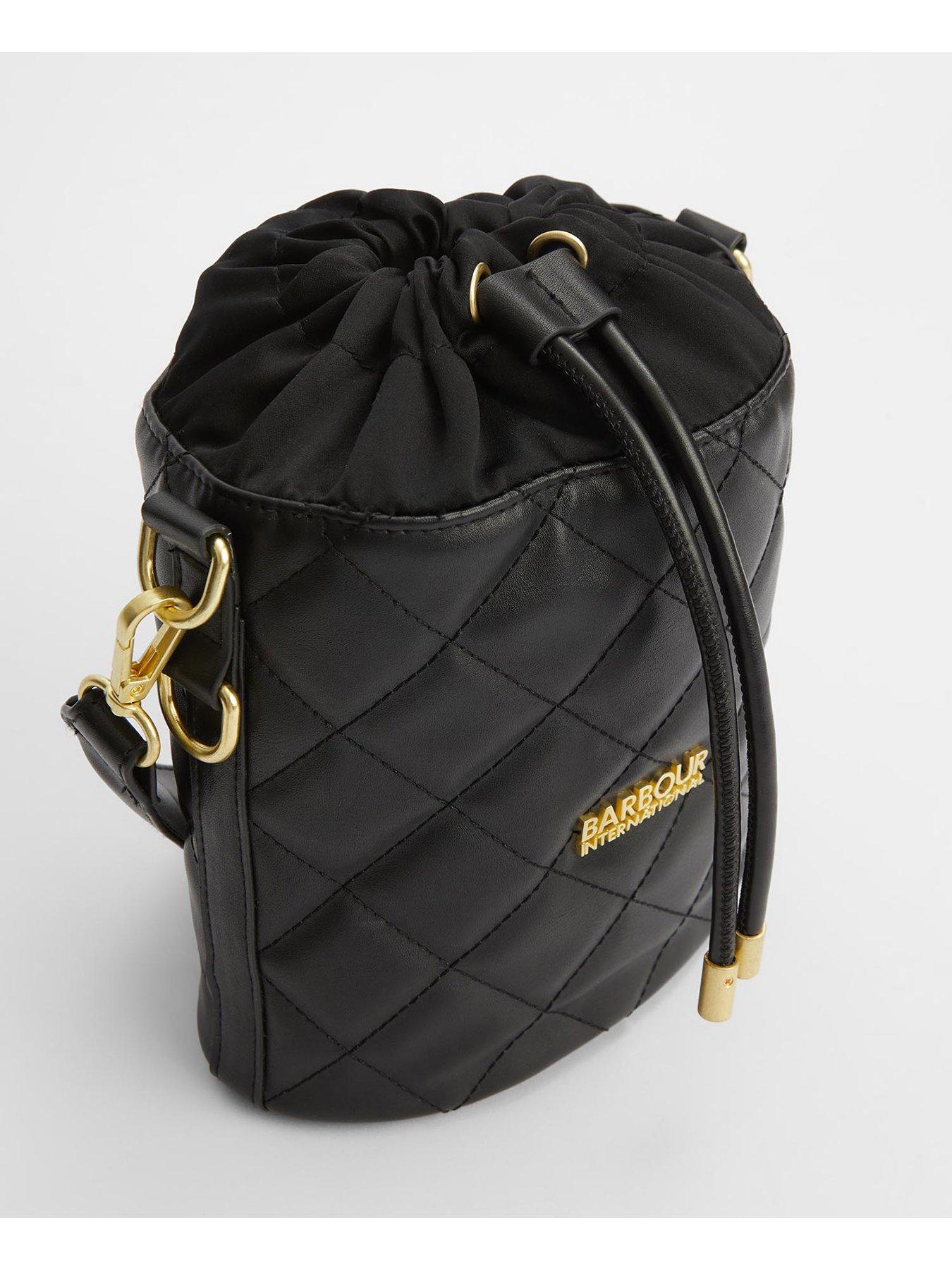  image of barbour-international-bintl-quilted-mini-balham-tote-bag-black