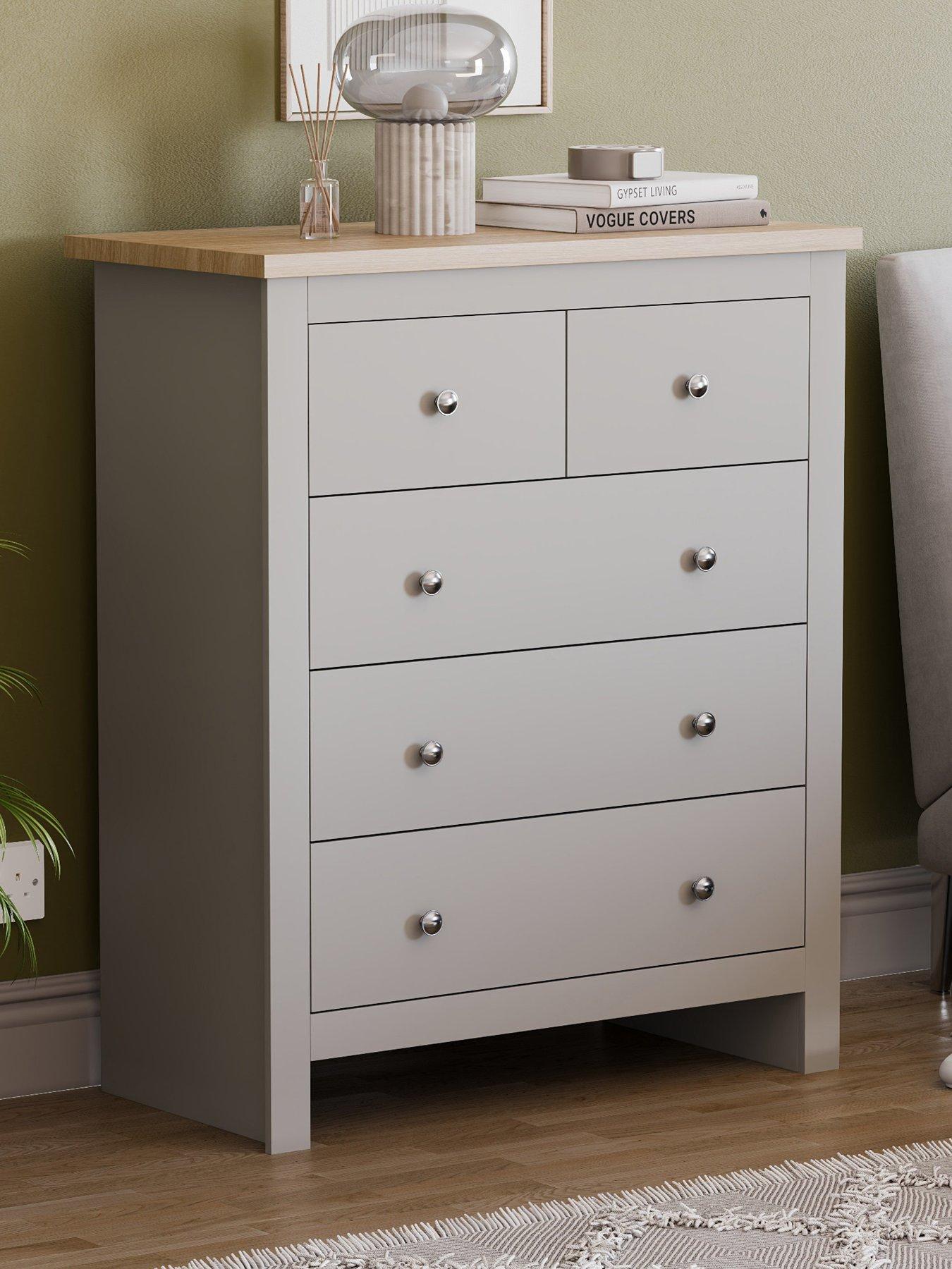 Image 1 of 7 of Vida Designs Arlington 2+3 Drawer Chest