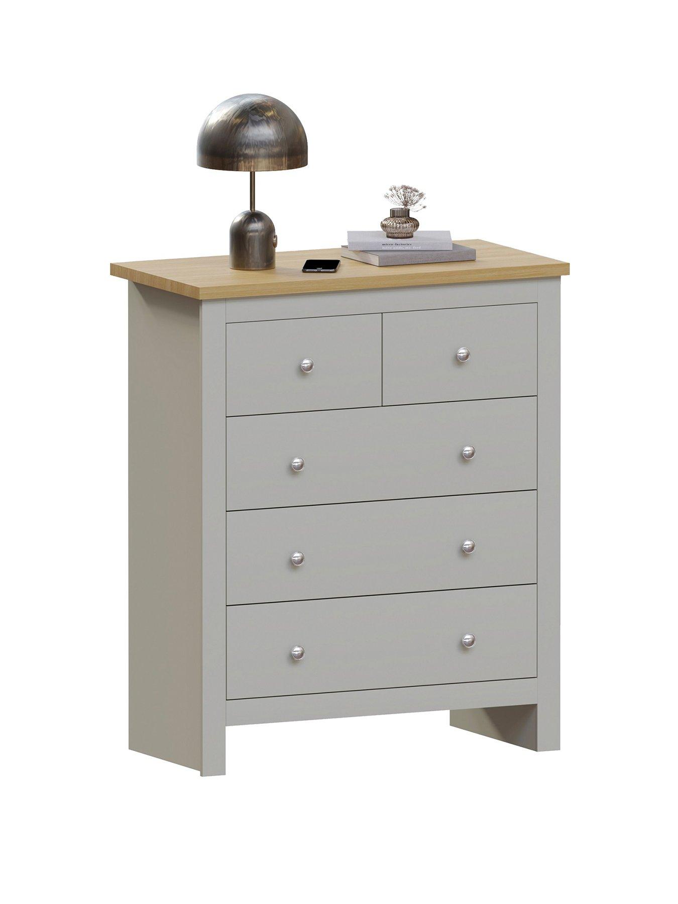 Image 2 of 7 of Vida Designs Arlington 2+3 Drawer Chest
