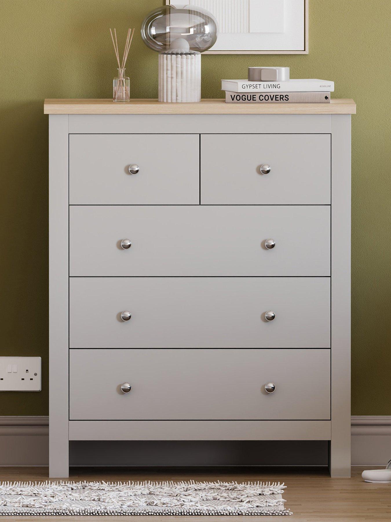 Image 6 of 7 of Vida Designs Arlington 2+3 Drawer Chest
