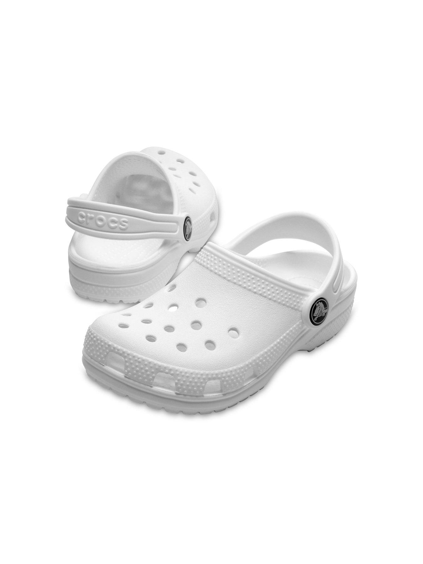 Image 4 of 4 of Crocs Junior Classic Clog - White