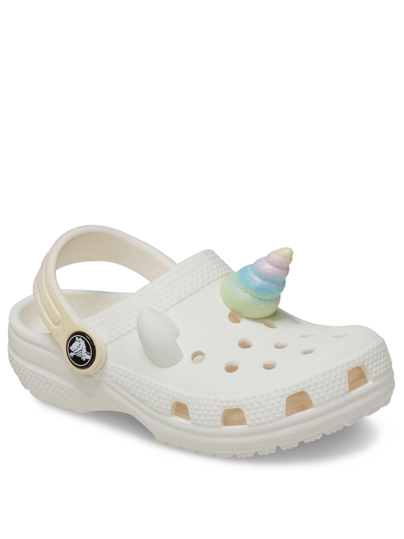  image of crocs-classic-i-am-rainbow-unicorn-clog-cream