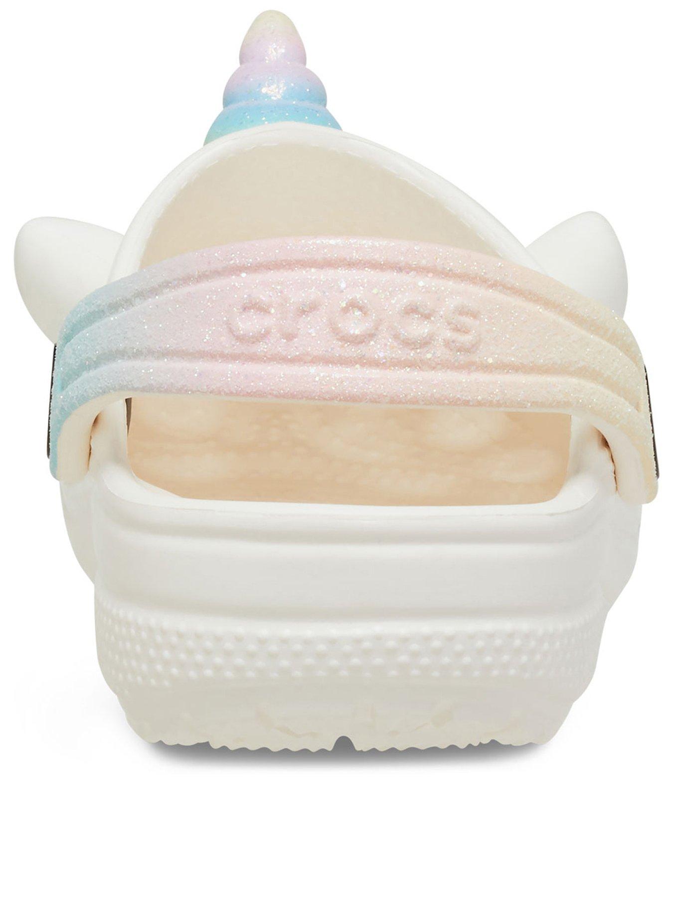  image of crocs-classic-i-am-rainbow-unicorn-clog-cream
