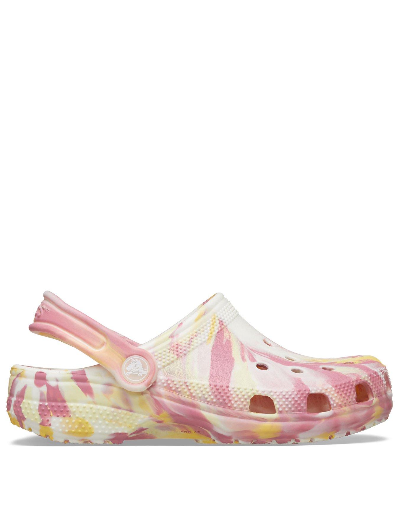  image of crocs-classic-glow-marbled-clog-k-multi