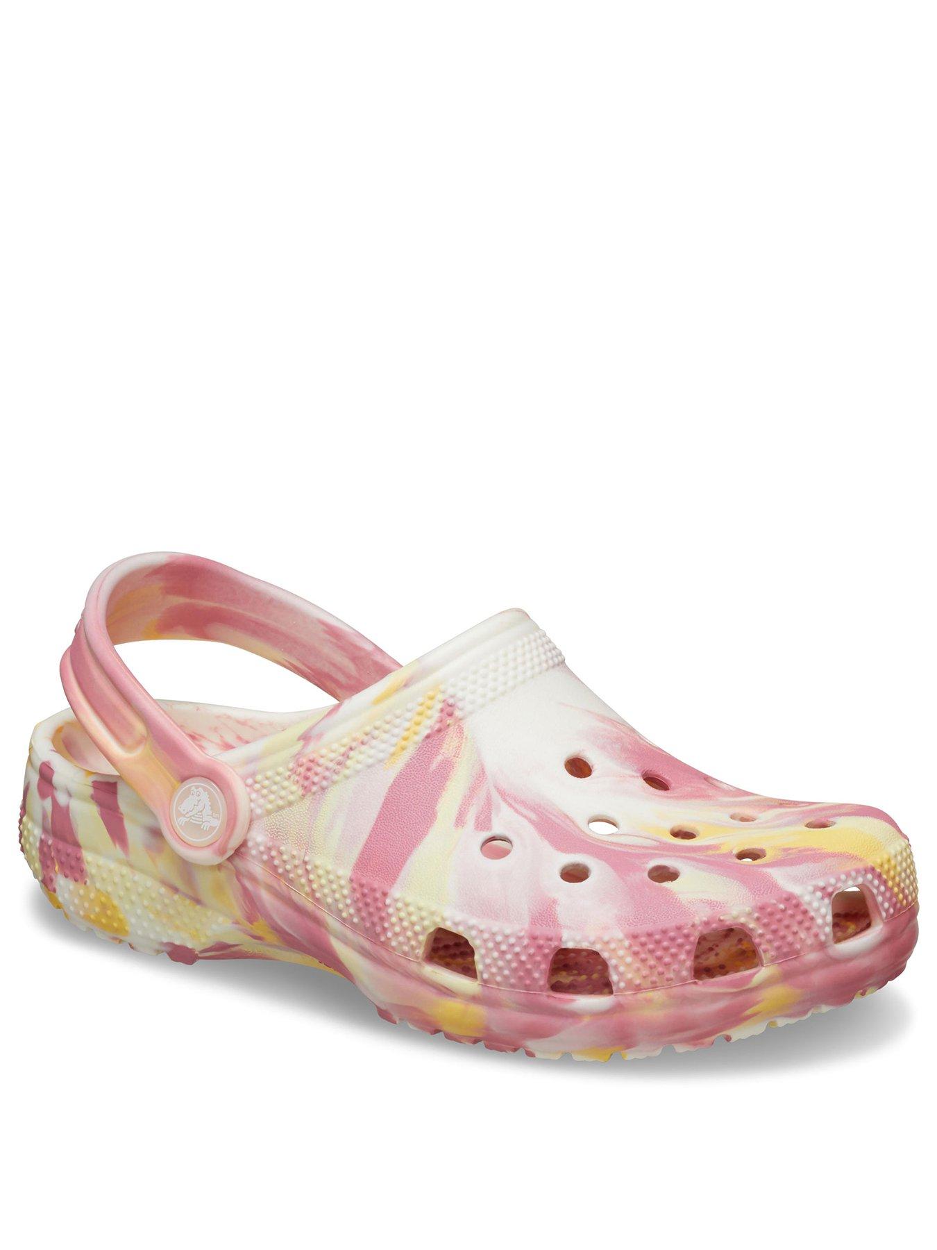  image of crocs-classic-glow-marbled-clog-k-multi