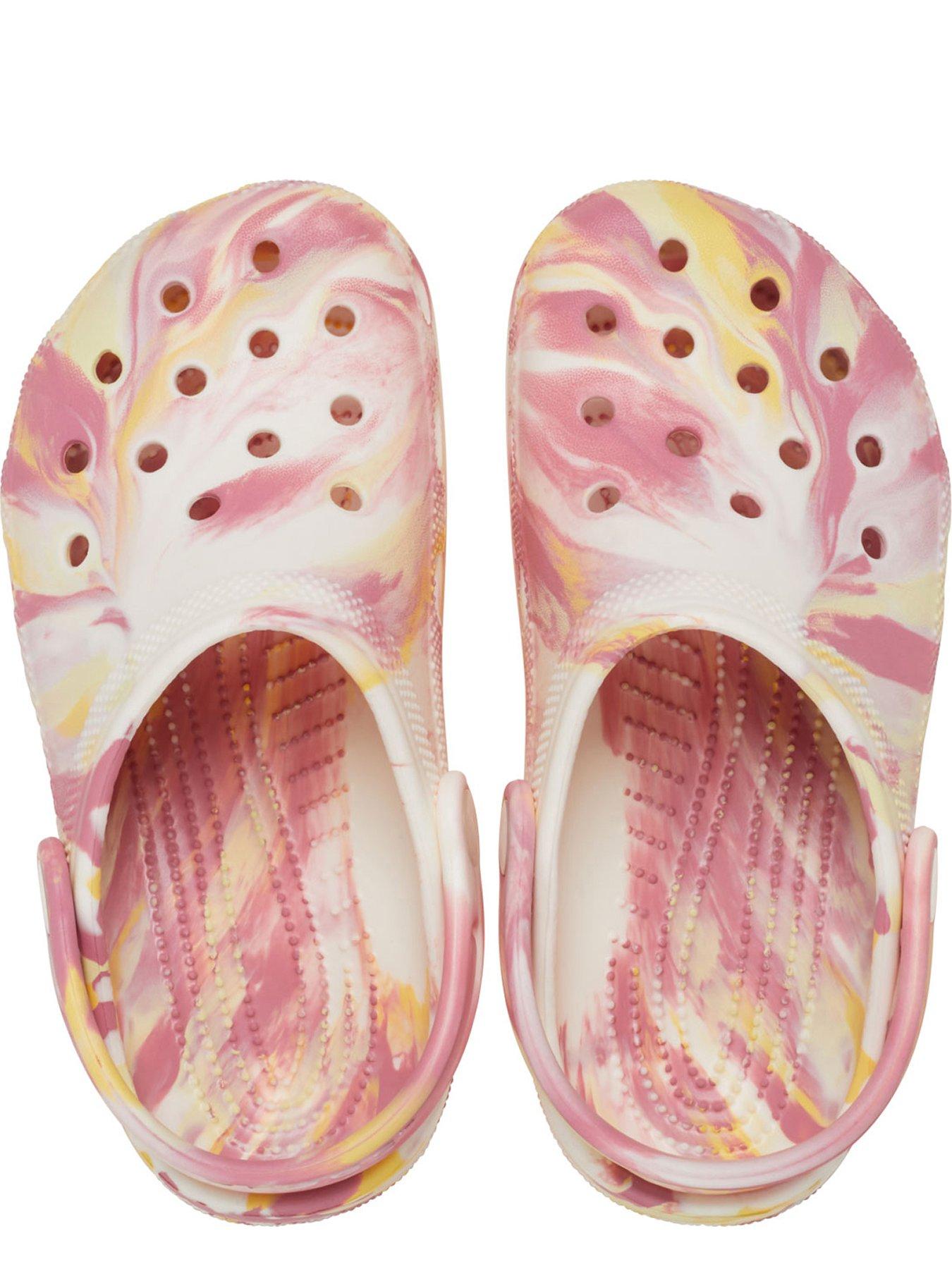 image of crocs-classic-glow-marbled-clog-k-multi