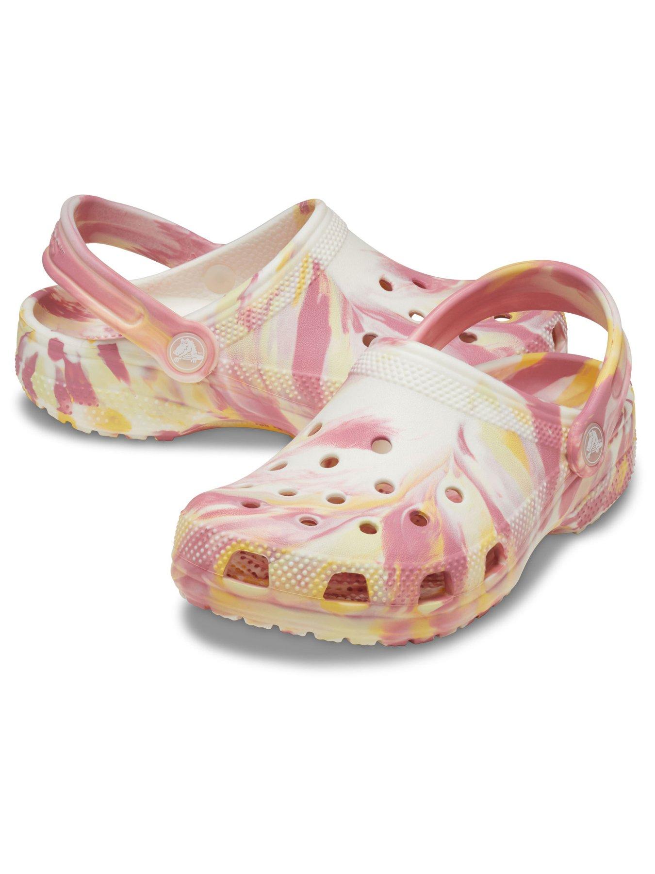  image of crocs-classic-glow-marbled-clog-k-multi