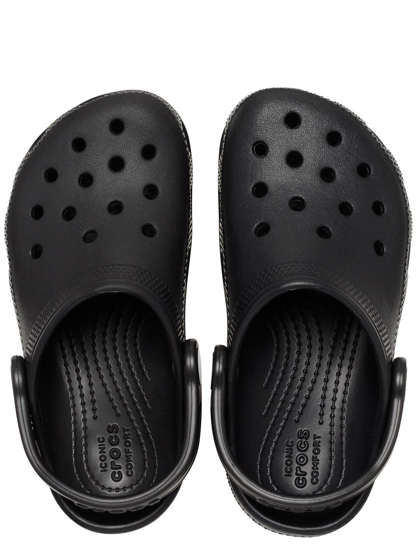  image of crocs-kids-classic-clog-black