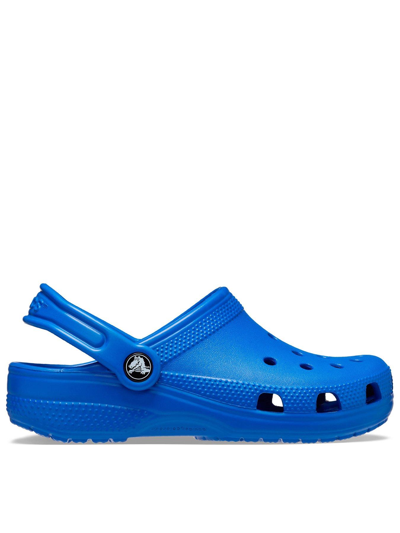  image of crocs-kids-classic-clog-blue-bolt