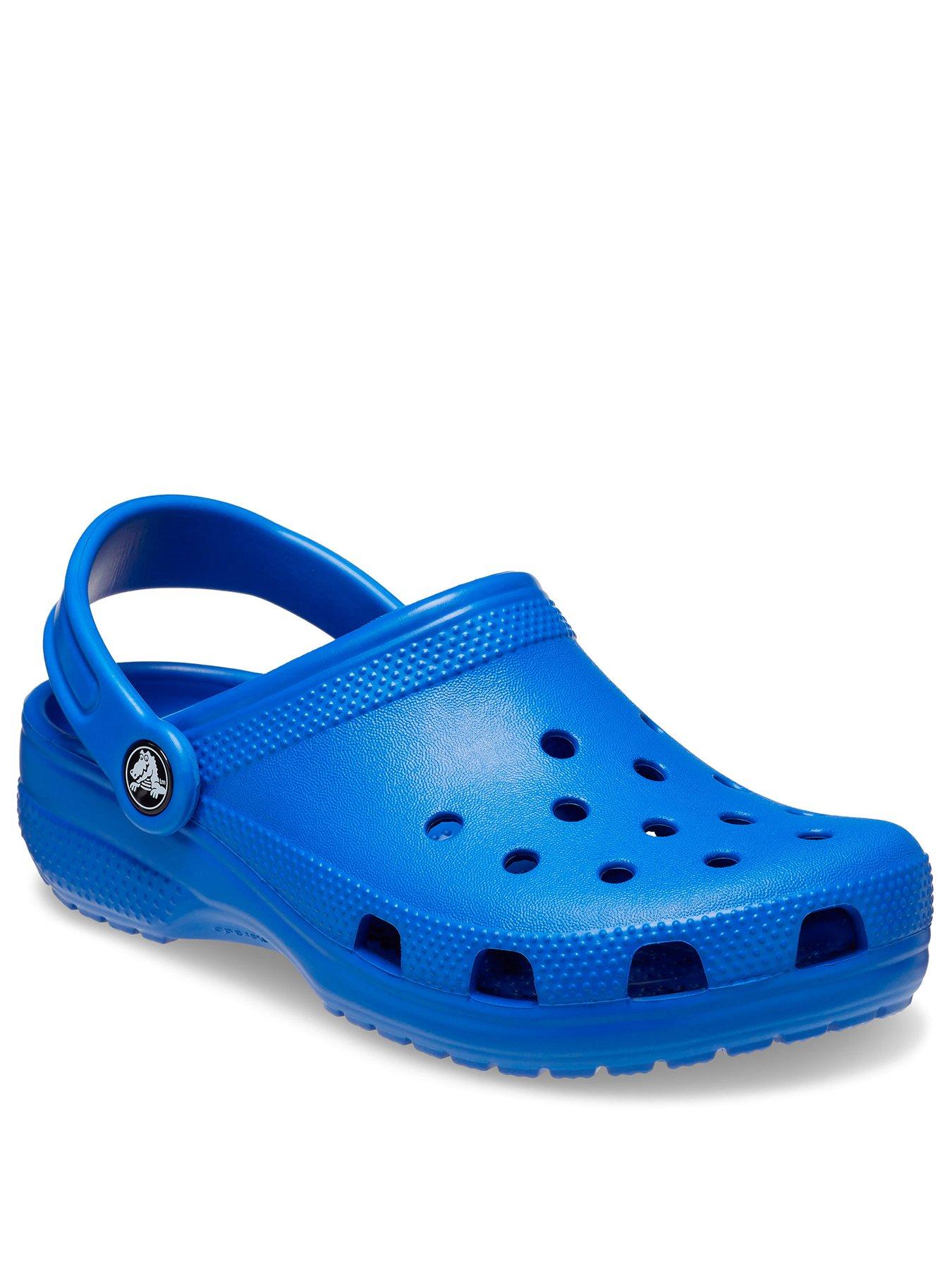  image of crocs-kids-classic-clog-blue-bolt