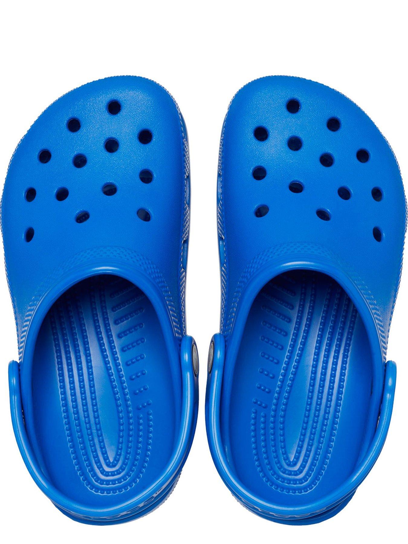  image of crocs-kids-classic-clog-blue-bolt