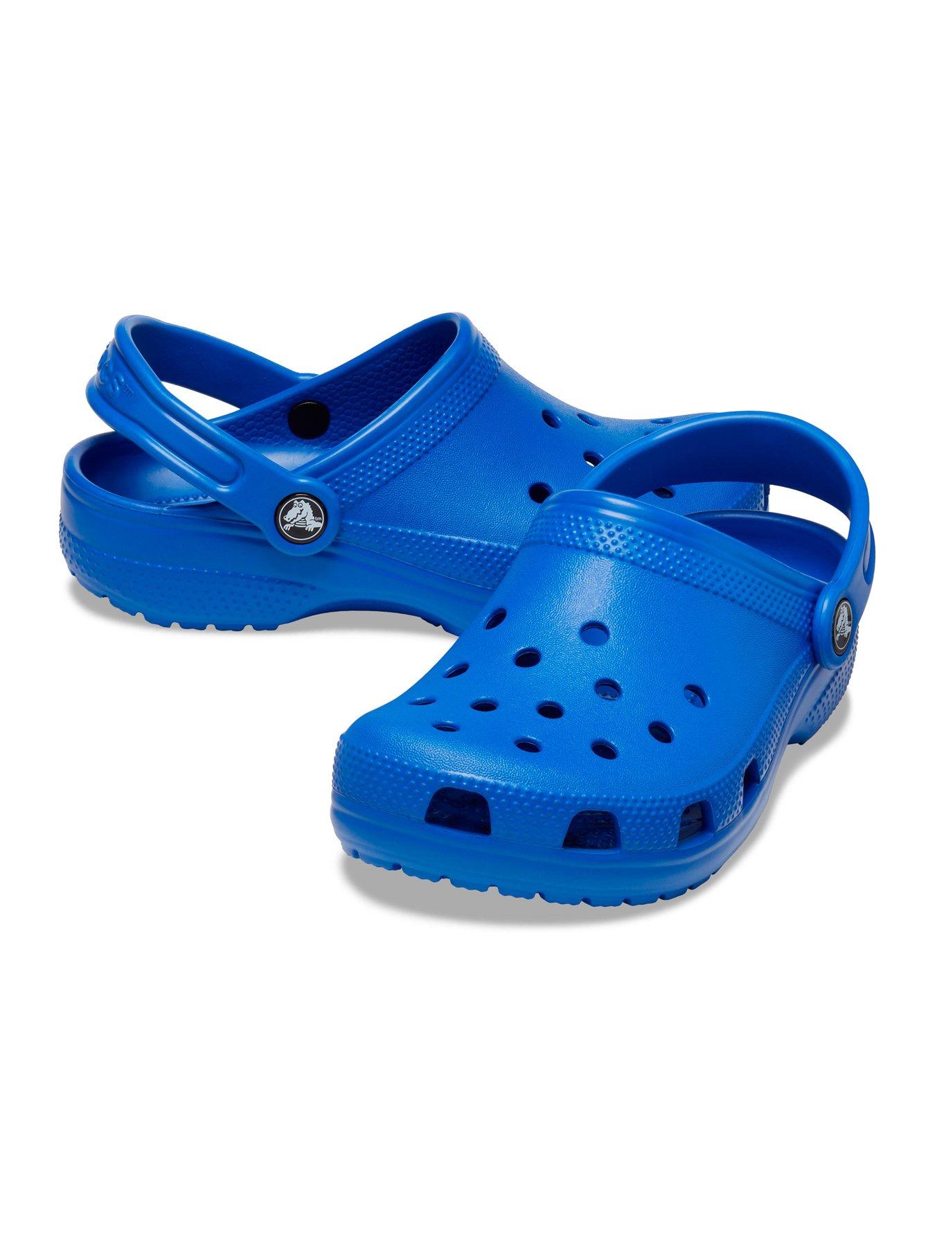  image of crocs-kids-classic-clog-blue-bolt