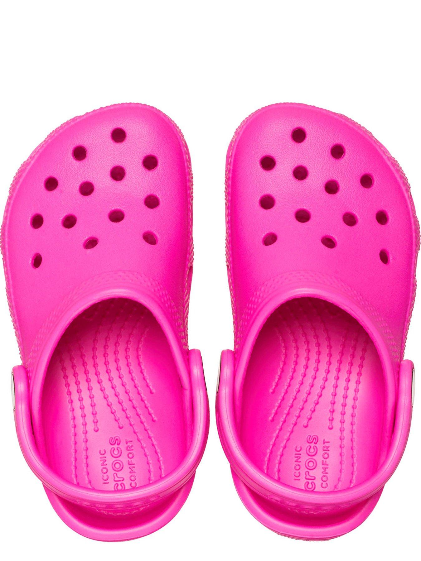 Image 4 of 6 of Crocs Toddler Classic Clog - Pink Crush