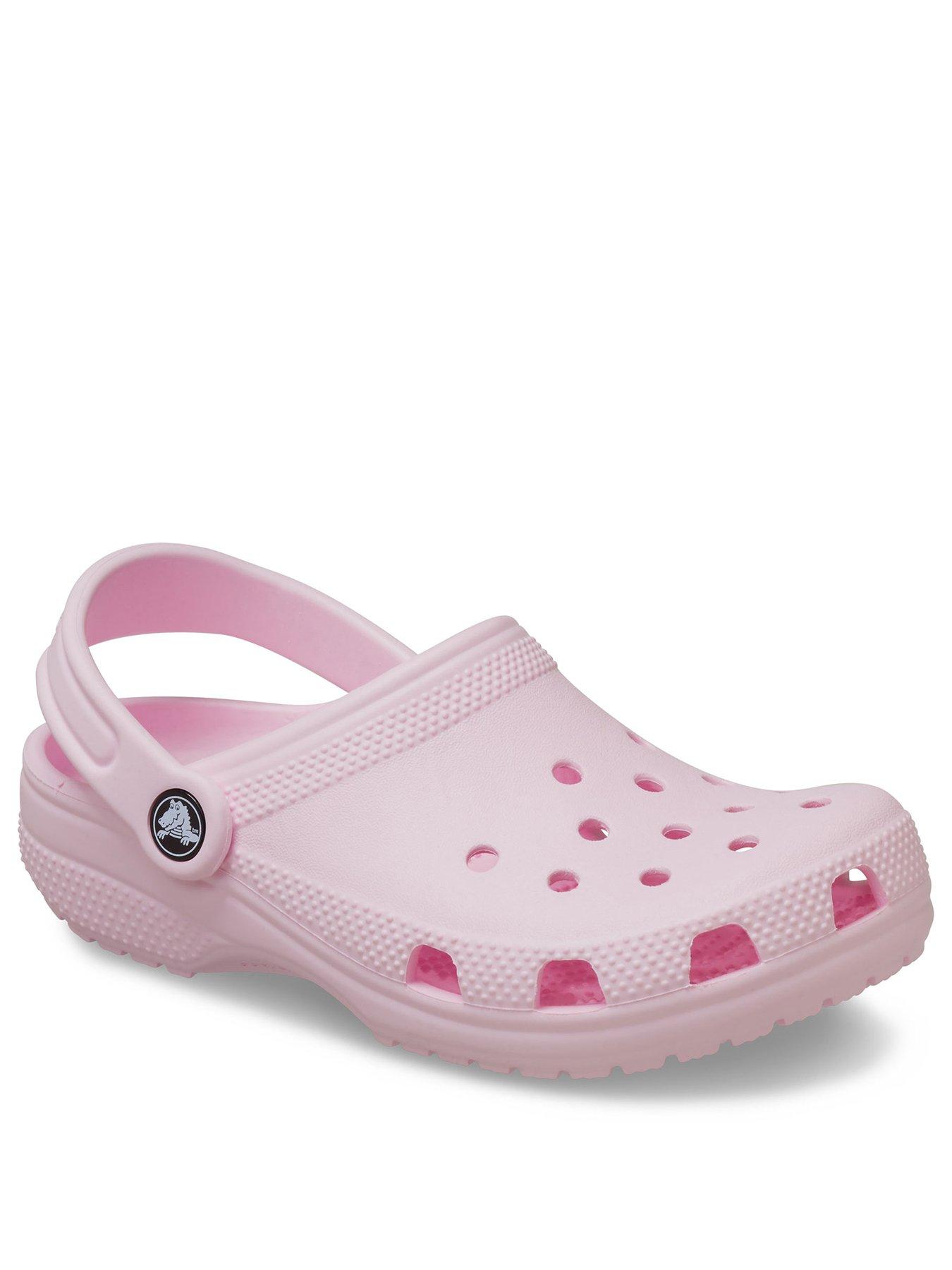  image of crocs-toddler-classic-clog-pink-milk