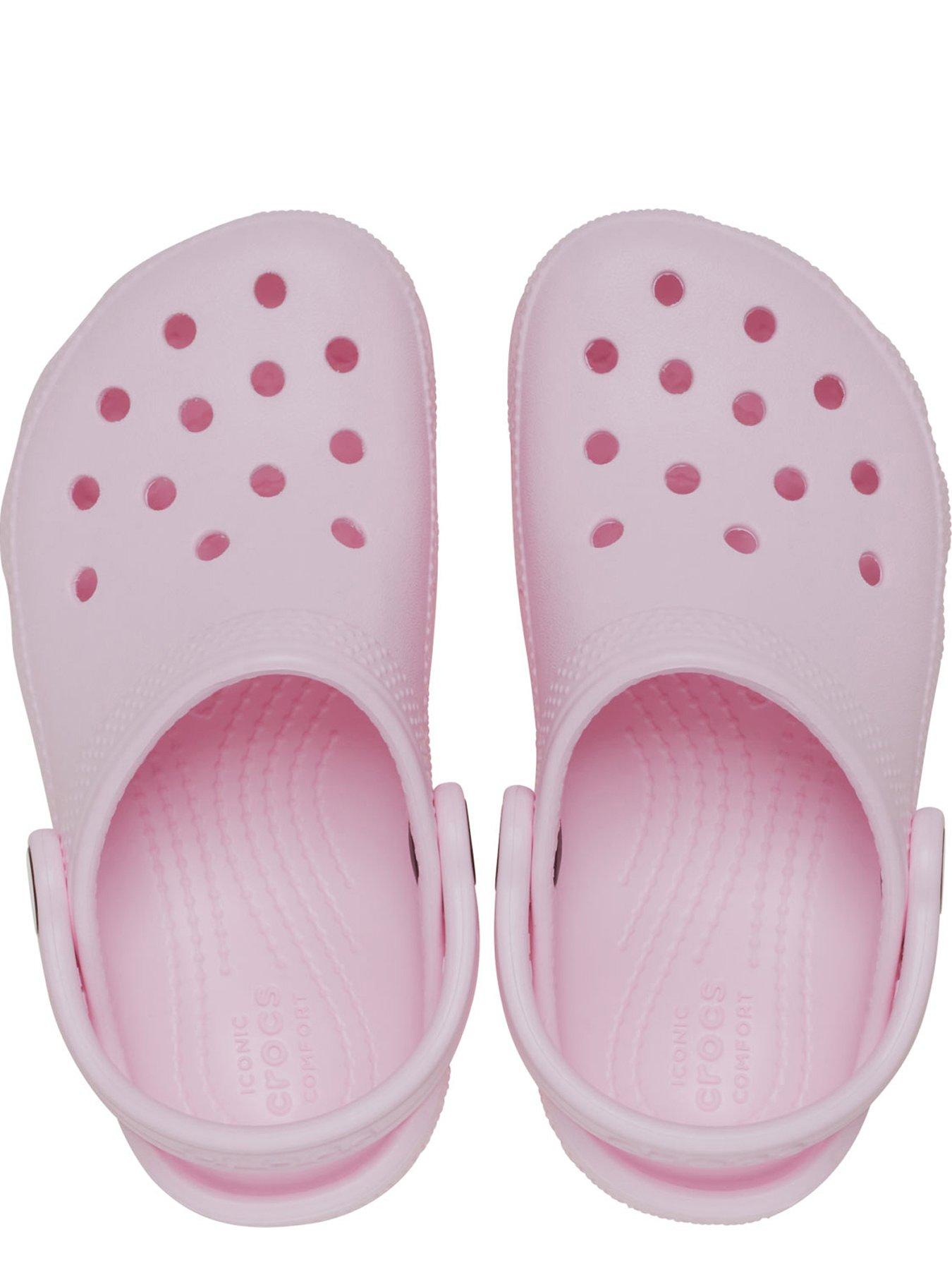  image of crocs-toddler-classic-clog-pink-milk
