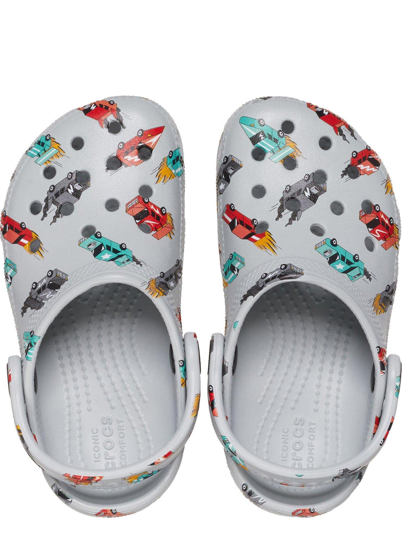  image of crocs-classic-race-cars-graphic-cg-t-grey