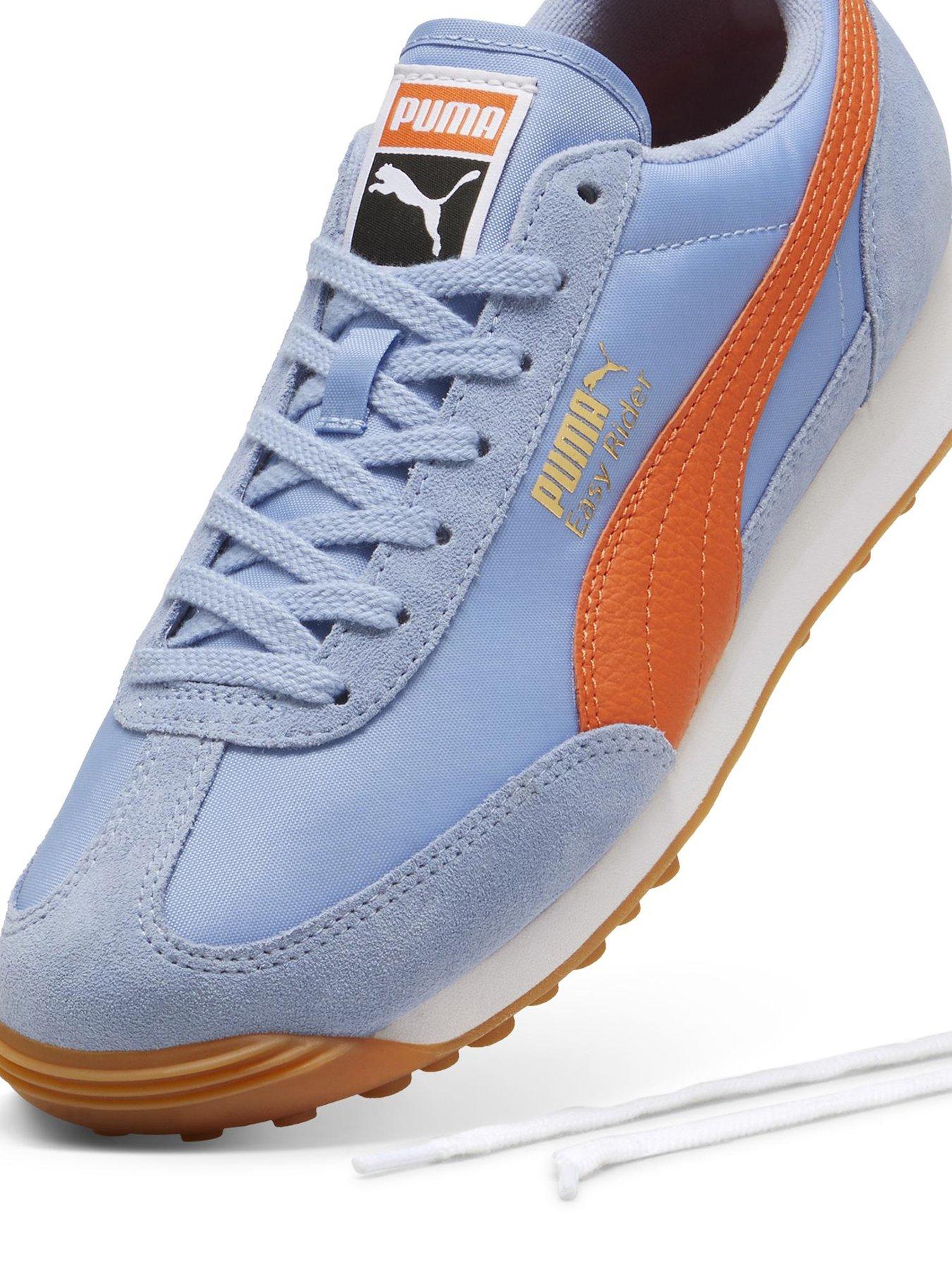 Puma Women's Easy Rider Vintage Trainers /Orange Light Blue