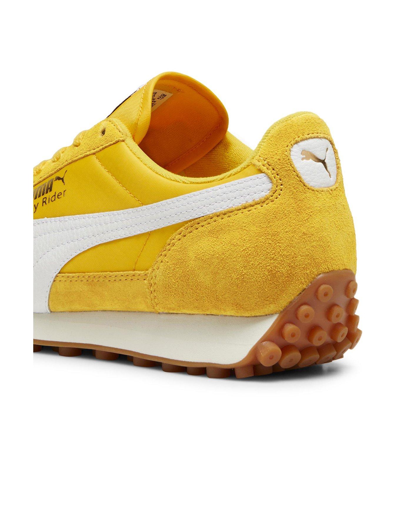  image of puma-womens-easy-rider-vintage-trainers-yellow