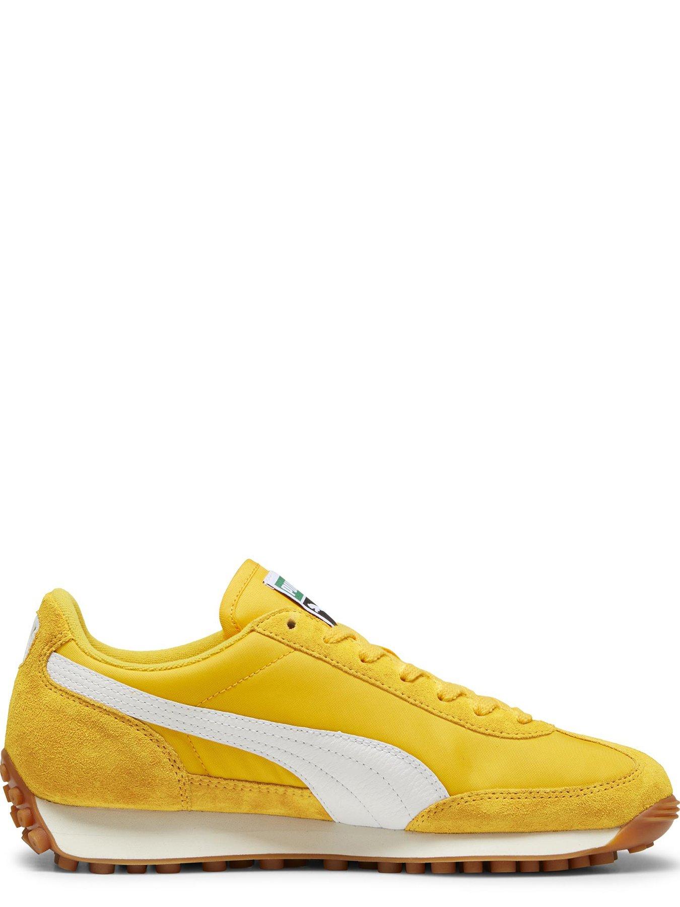  image of puma-womens-easy-rider-vintage-trainers-yellow