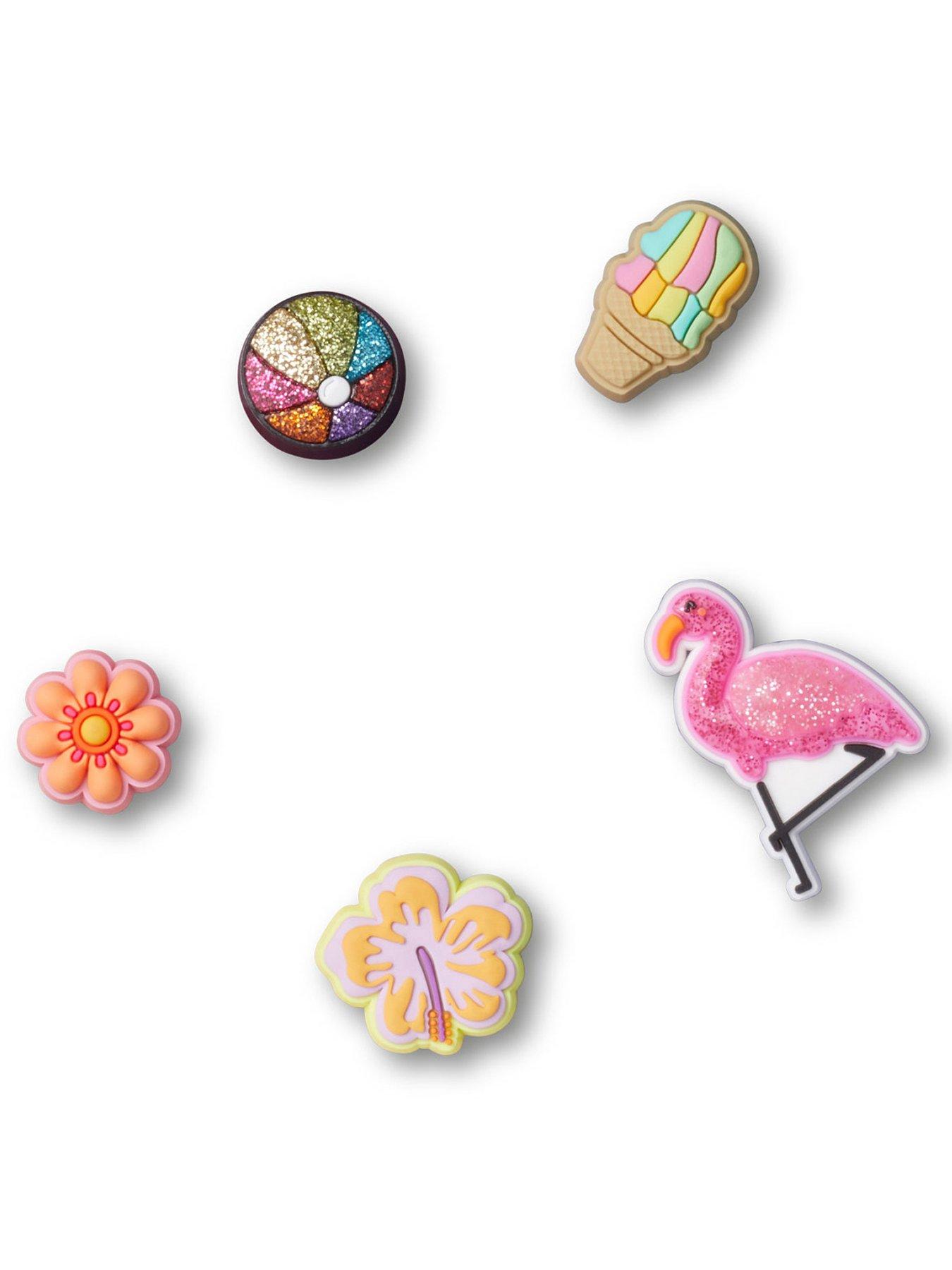 front image of crocs-pastel-beach-mix-5-pack-multi