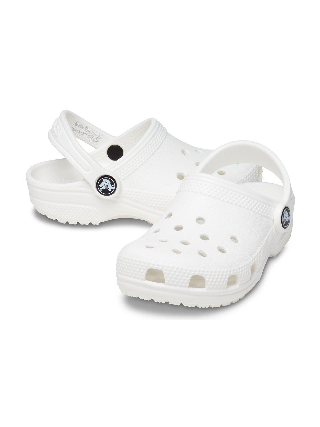 Image 5 of 5 of Crocs Toddler Classic Clog - White
