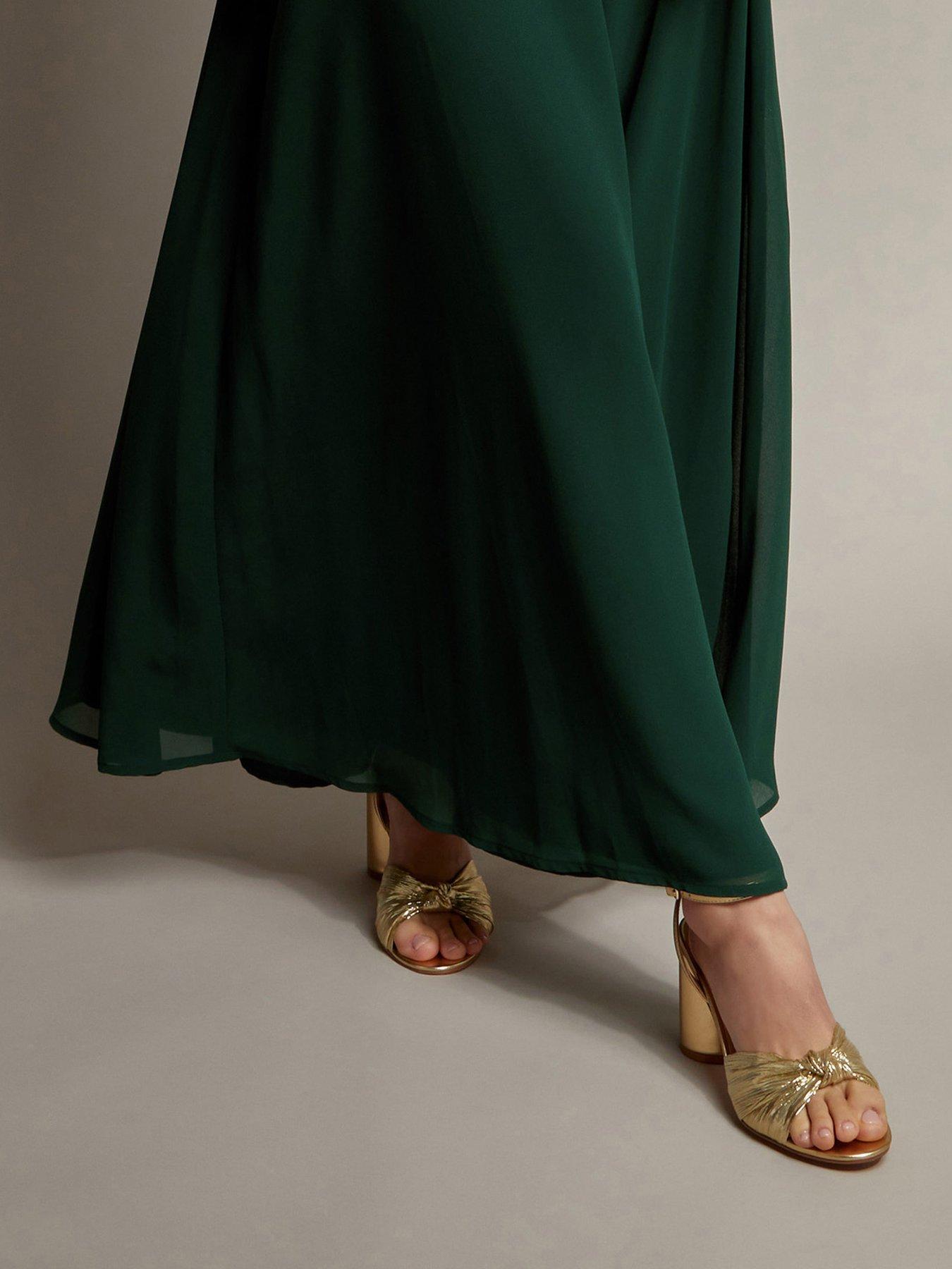 Image 5 of 5 of Monsoon Monica Maxi Dress - Green