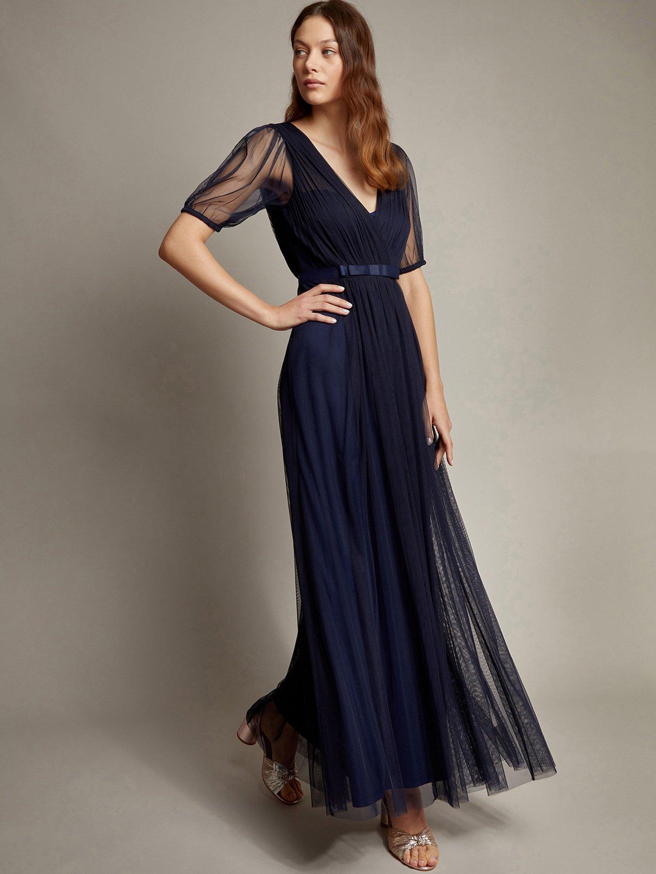 undefined Ellie Maxi Dress - Navy