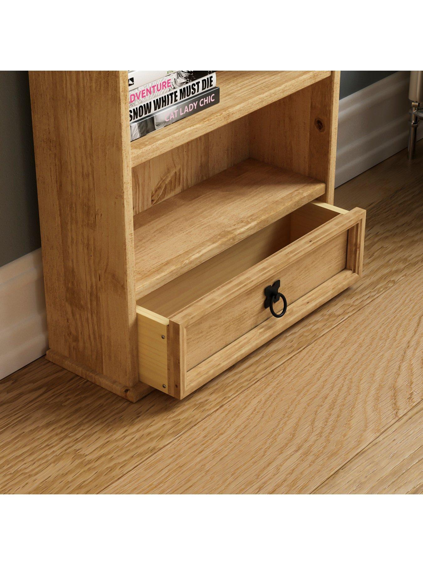  image of vida-designs-corona-1-drawer-dvd-rack