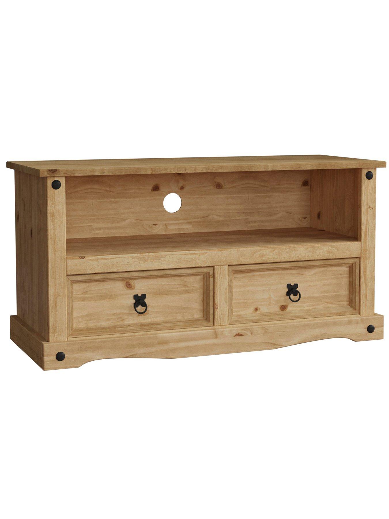  image of vida-designs-corona-2-drawer-flat-screen-tv-unit-fits-up-to-50