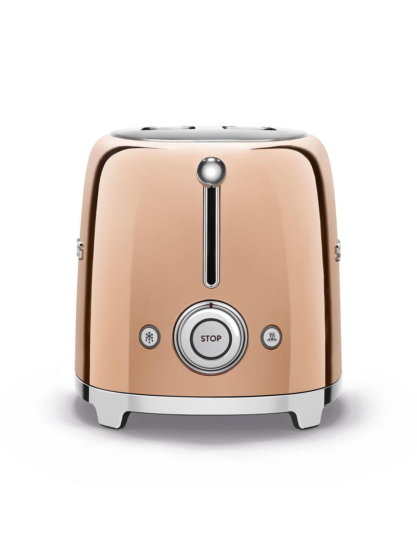 Smeg EEJB269 Kettle Slice Toaster, Rose Gold Littlewoods